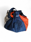 Borsa zebra e jeans double face