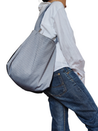 Borsa double face blu