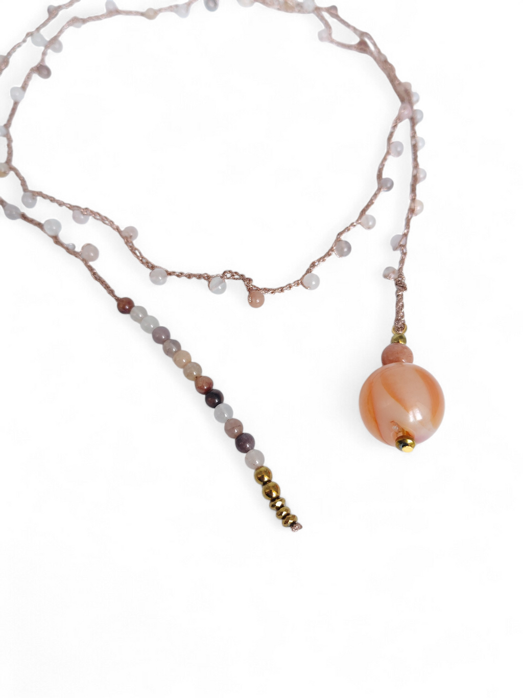 Collana pietre chiare