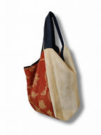Borsa zaino double face jeans leggero e fantasia