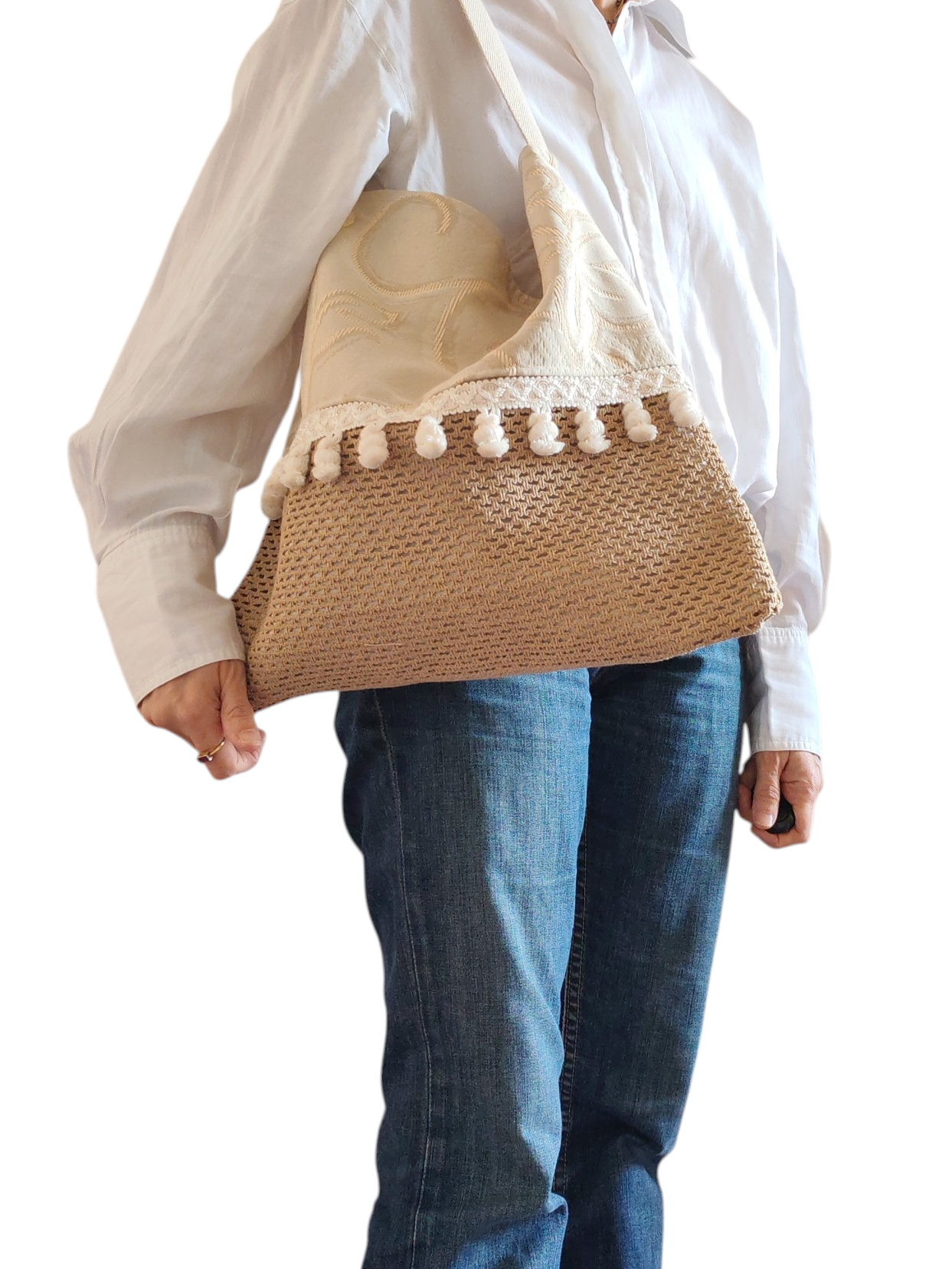 Borsa con passamaneria