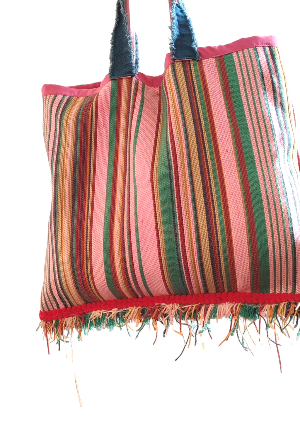Borsa in yuta multicolore
