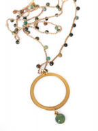 Collana agata muschiata