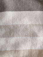 Borsa in lino a righe