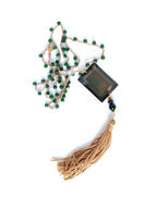 Collana con nappa e ciondolo