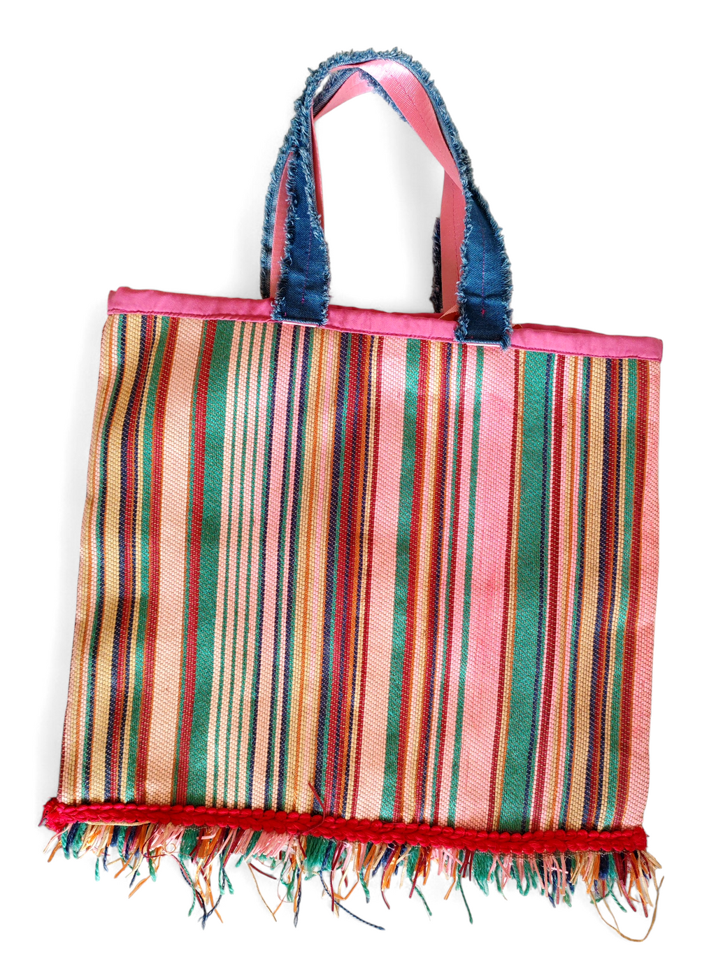 Borsa in yuta multicolore