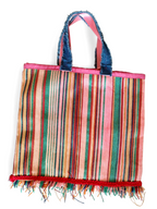 Borsa in yuta multicolore
