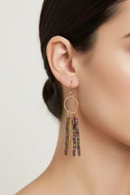 Orecchini multicolori