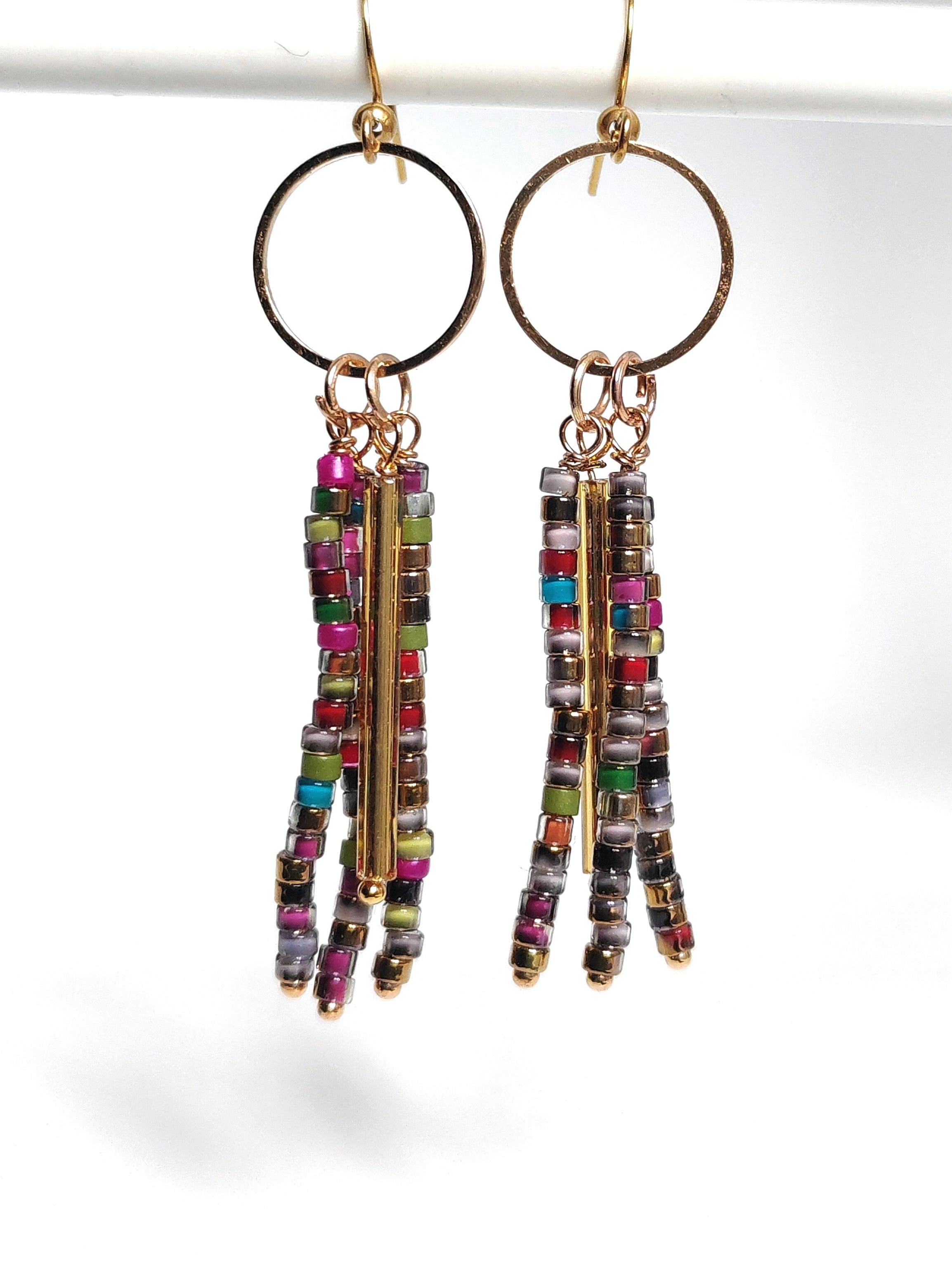 Orecchini multicolori
