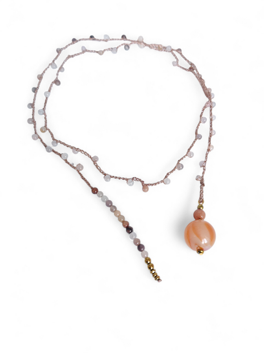 Collana pietre chiare
