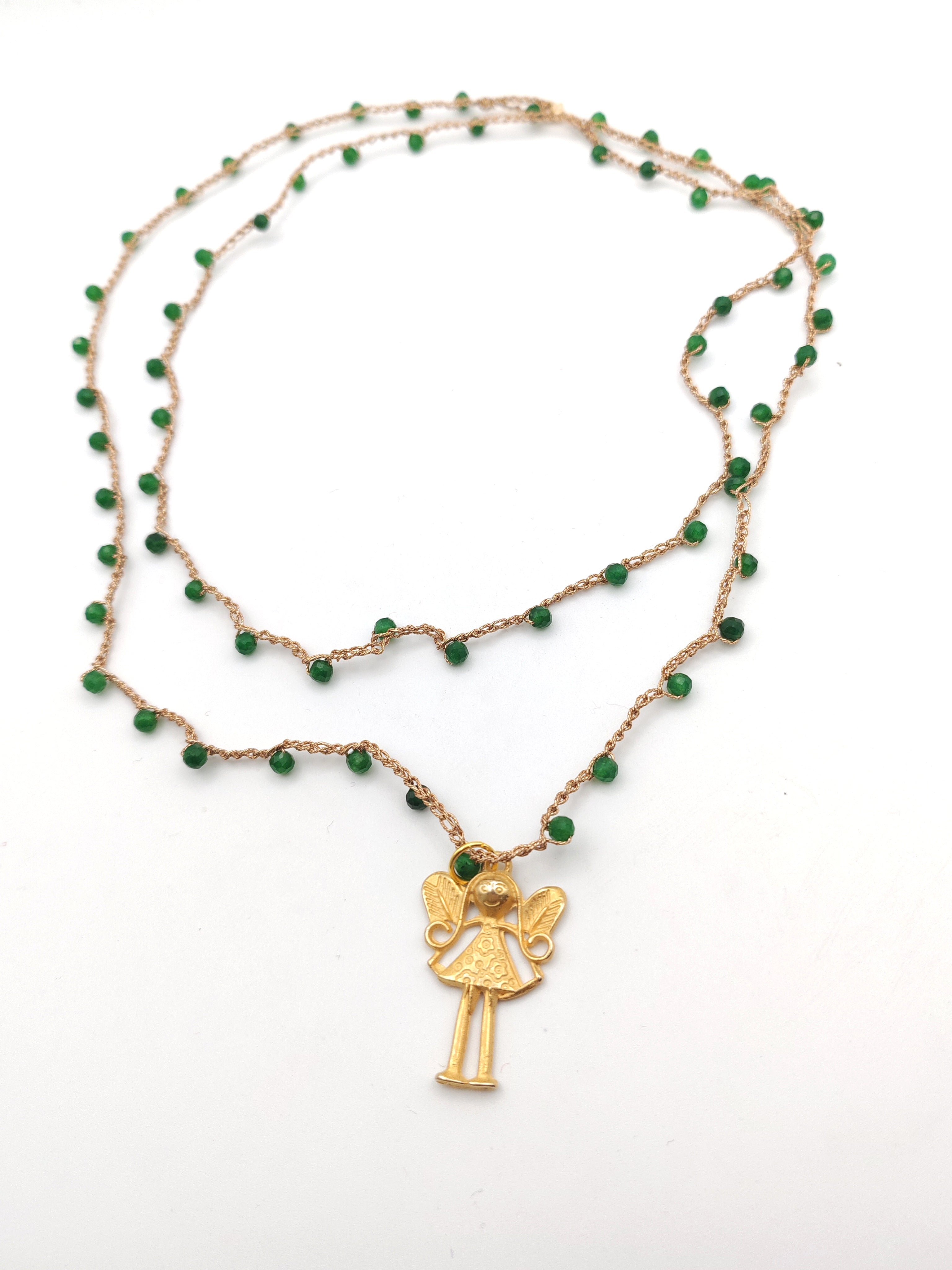 Collana donna con le ali simbolo di libertà