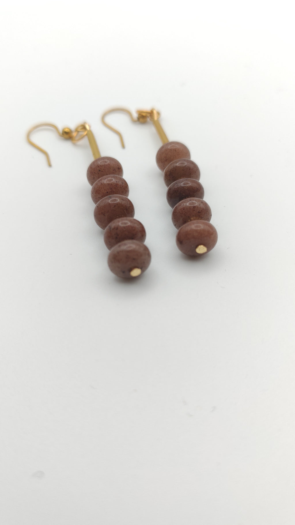 Orecchini pietre e ottone