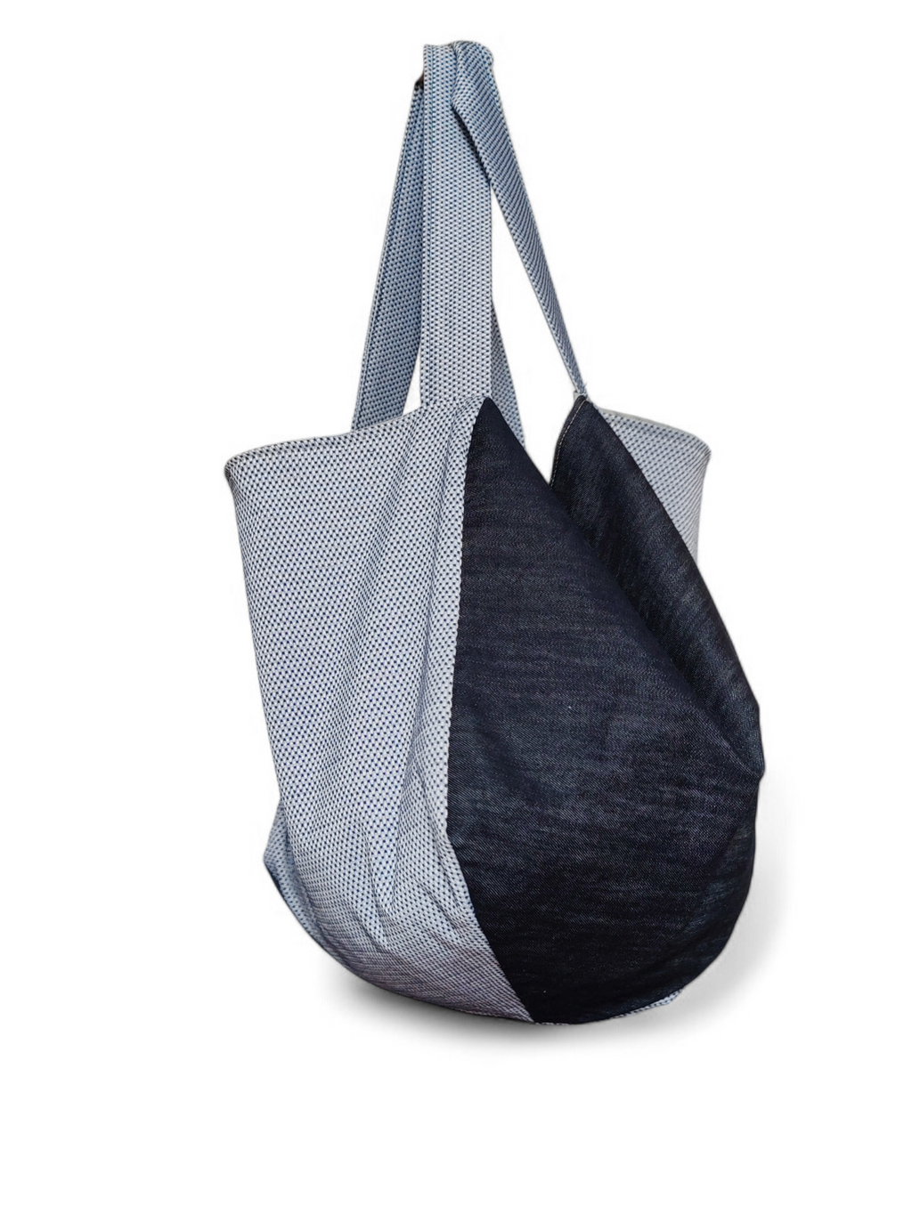 Borsa double face blu