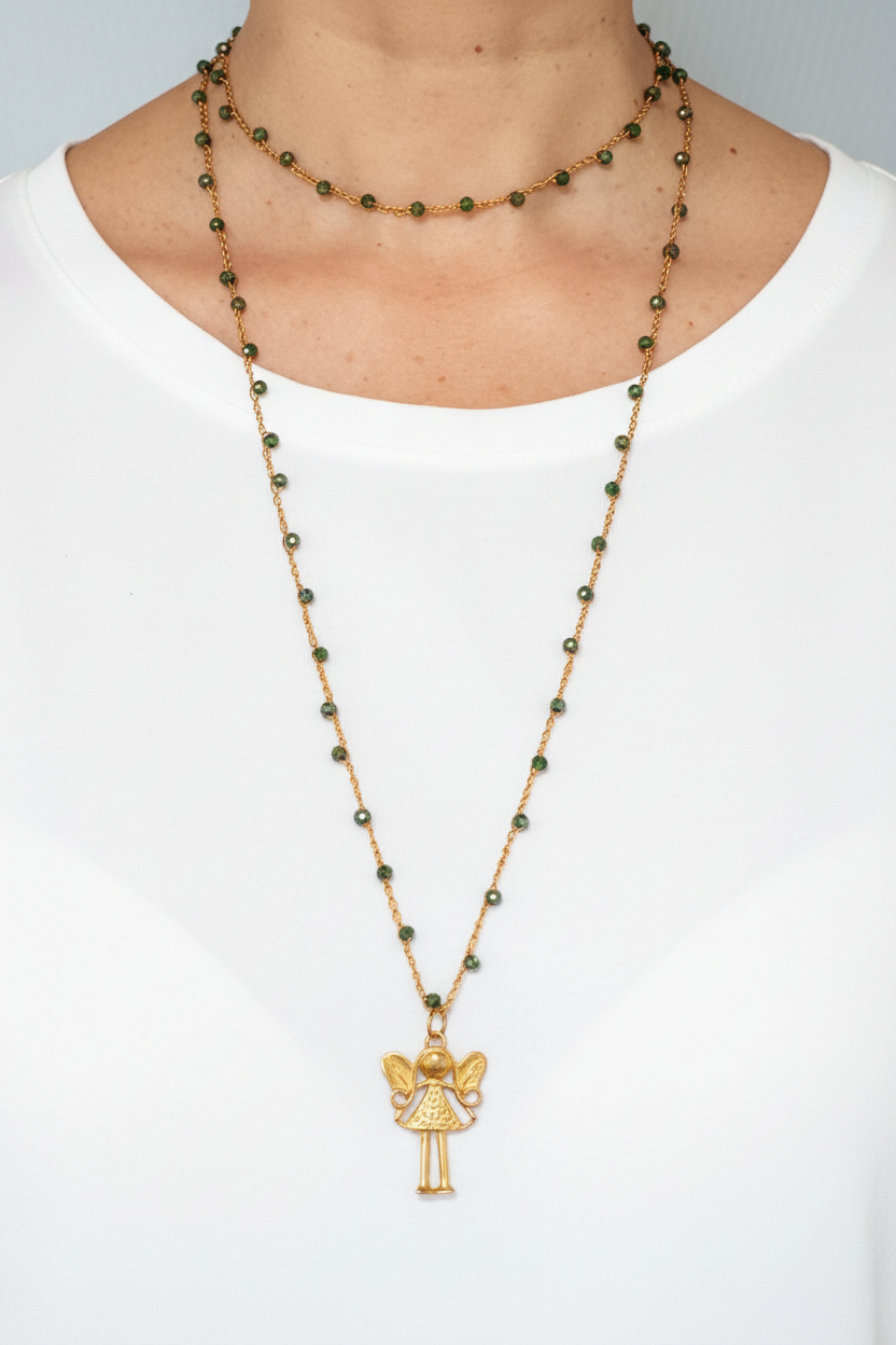 Collana donna con le ali simbolo di libertà