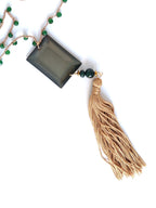 Collana con nappa e ciondolo
