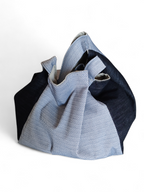 Borsa double face blu