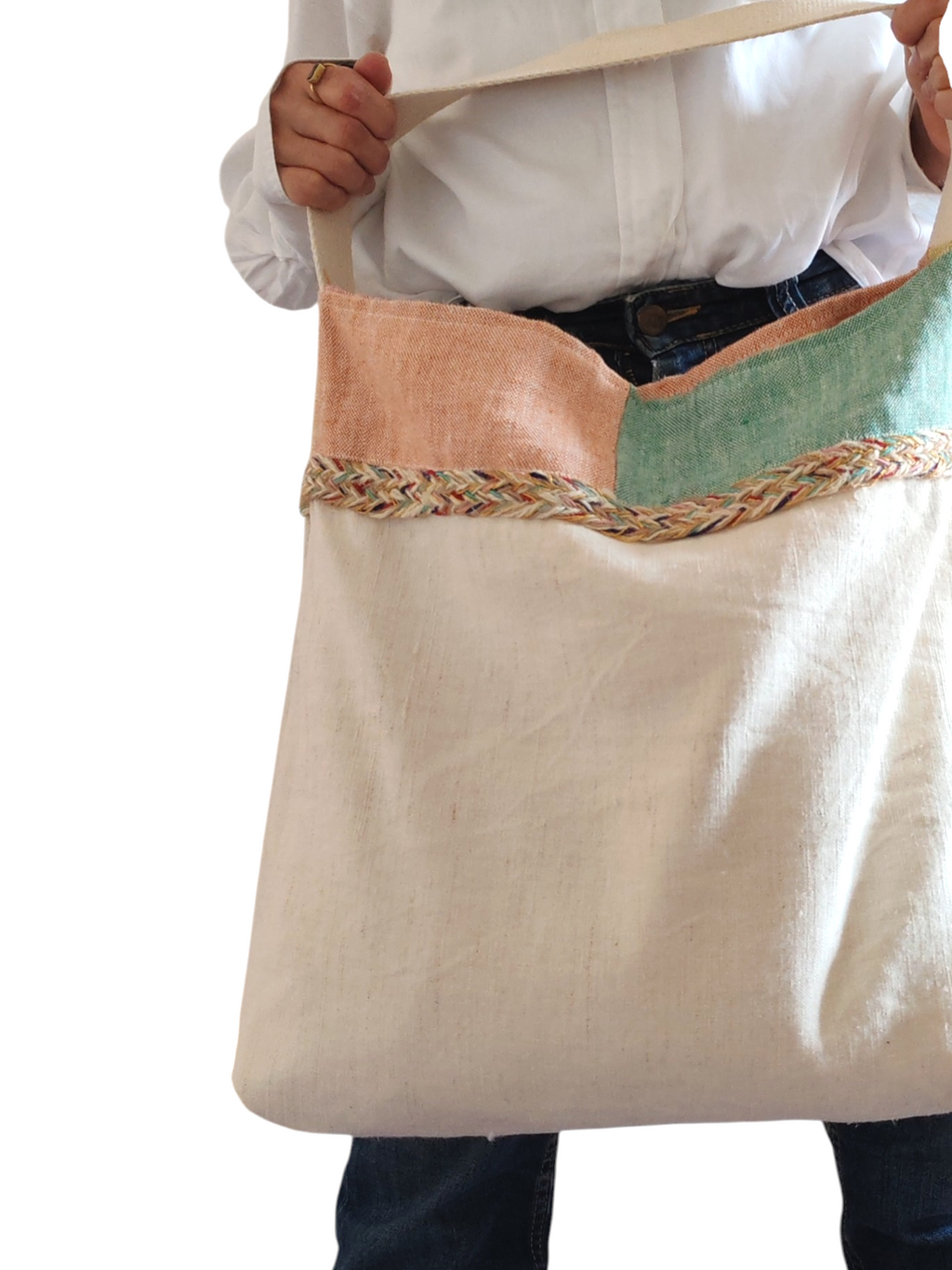Borsa in lino e canapa