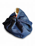 Borsa zaino double face jeans leggero e fantasia