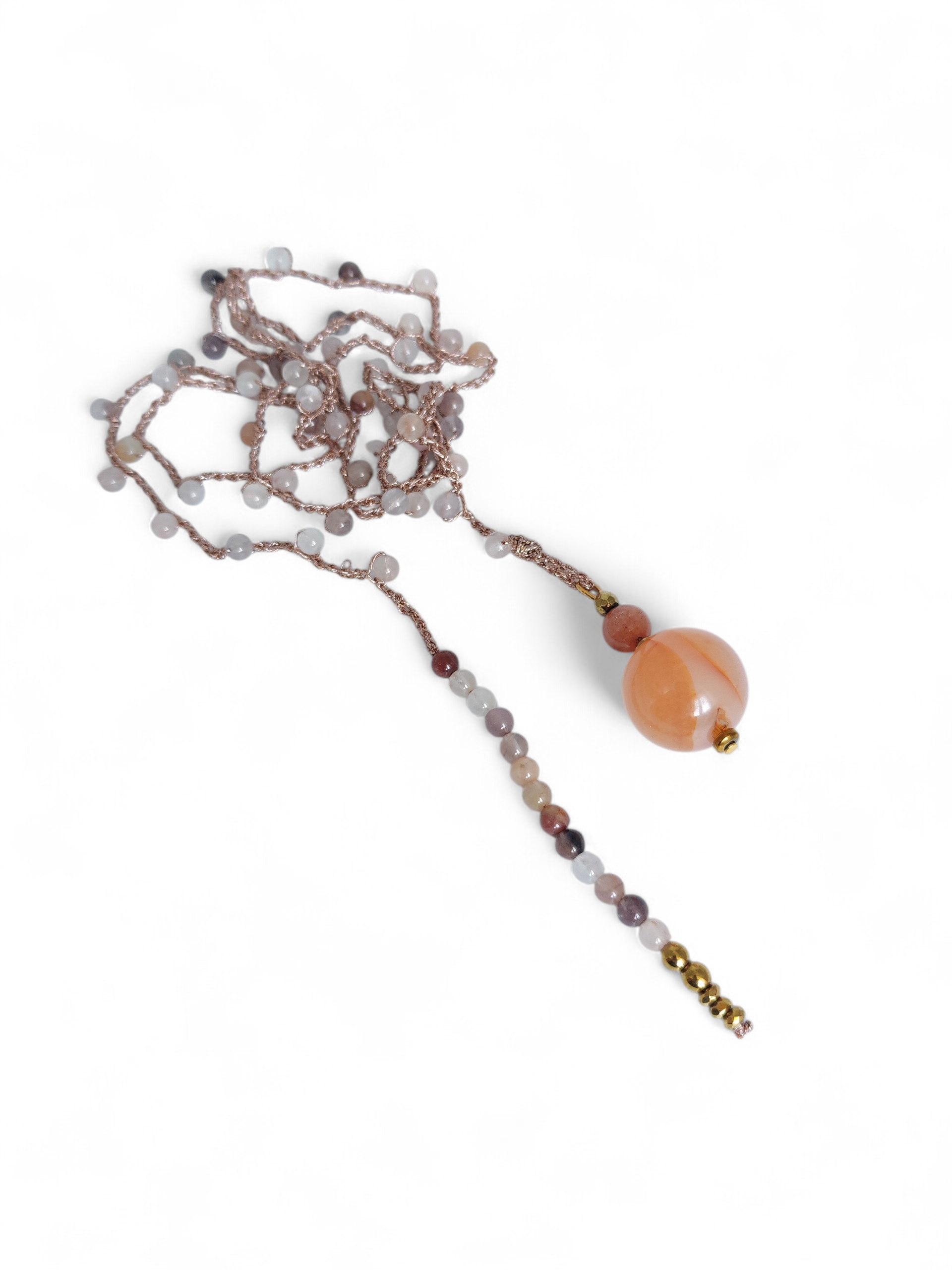 Collana pietre chiare