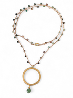Collana agata muschiata