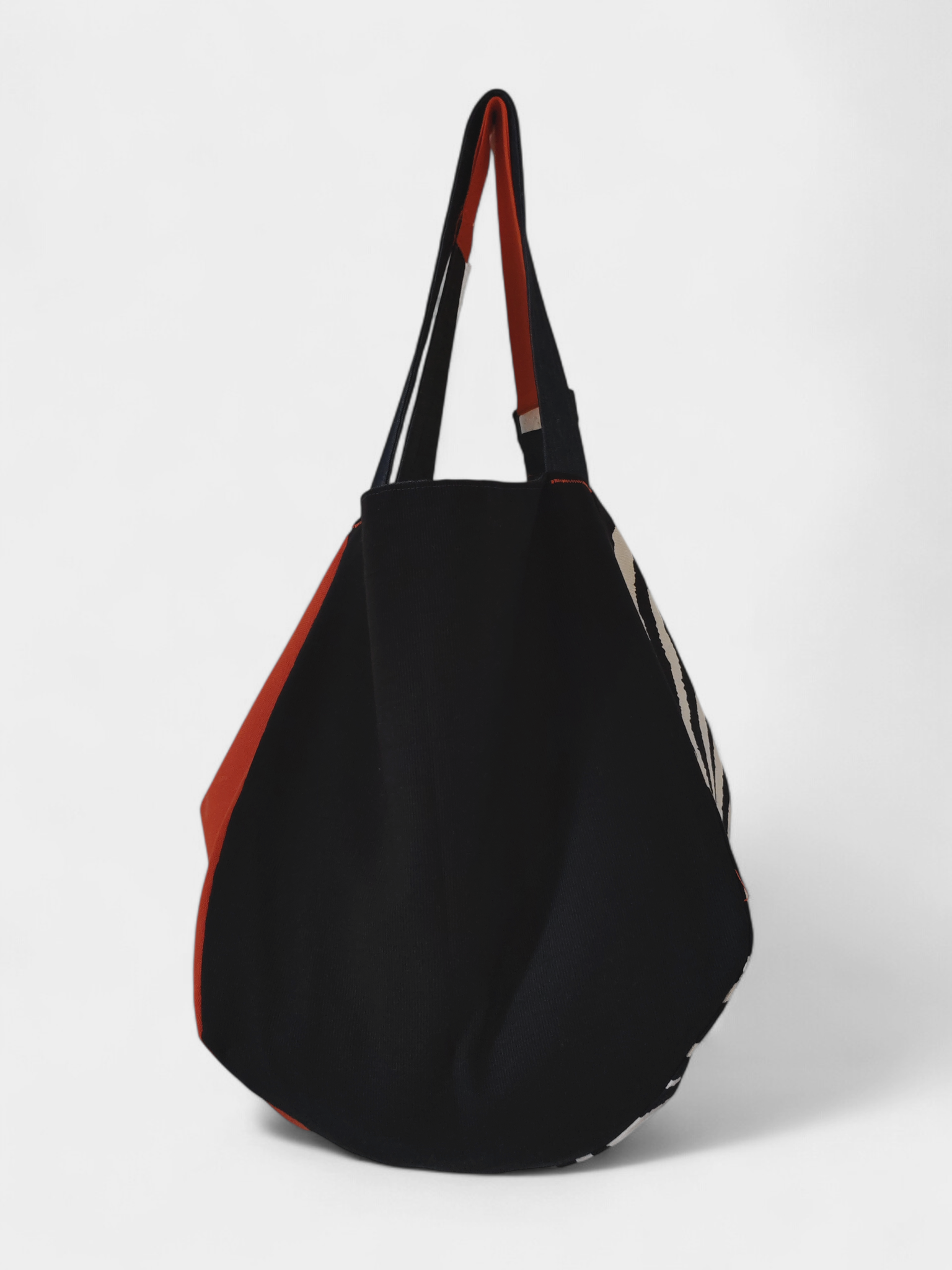 Borsa zebra e jeans double face