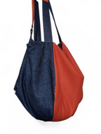 Borsa zebra e jeans double face
